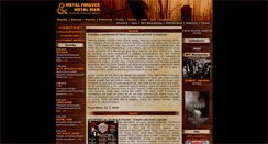 Desktop Screenshot of metalforever.info